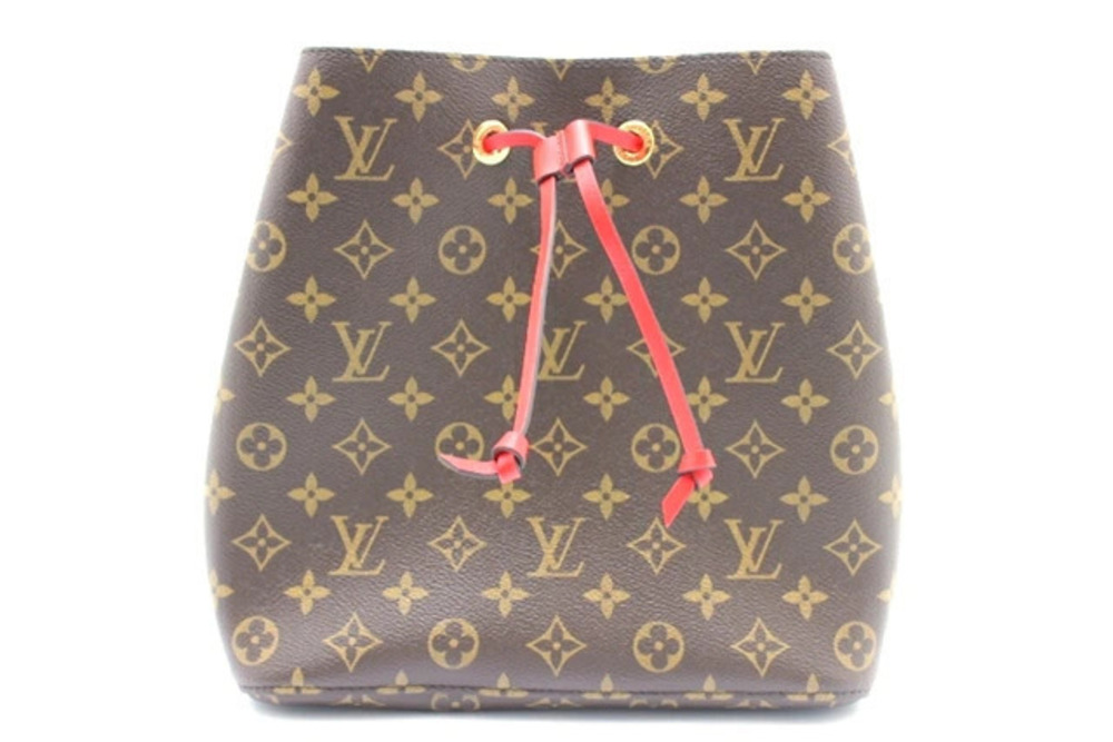 LOUIS VUITTON Neo Noe Shoulder Bag Monogram Coquelicot Red